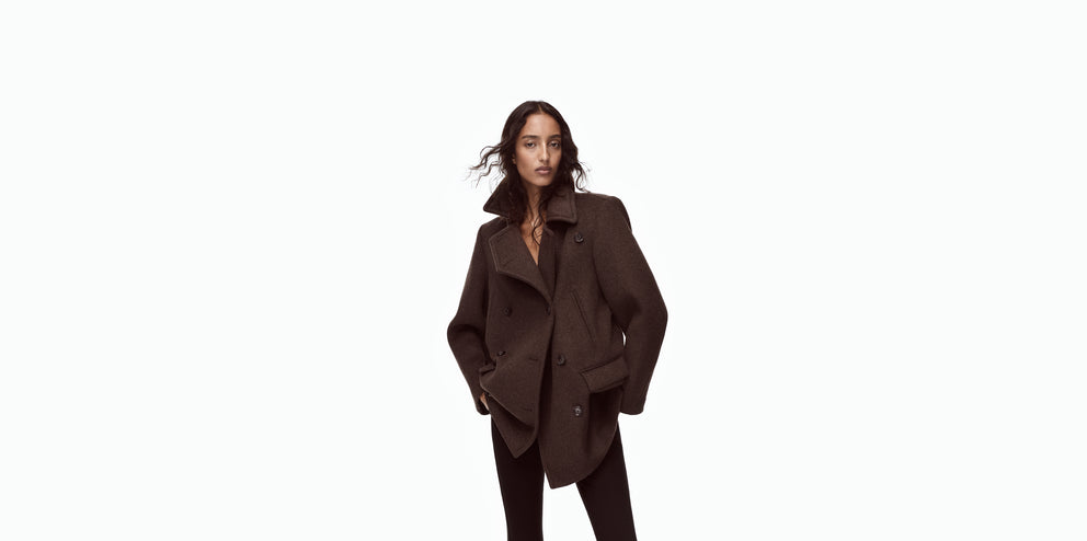 Gap × Victoria Beckham: Brown coat