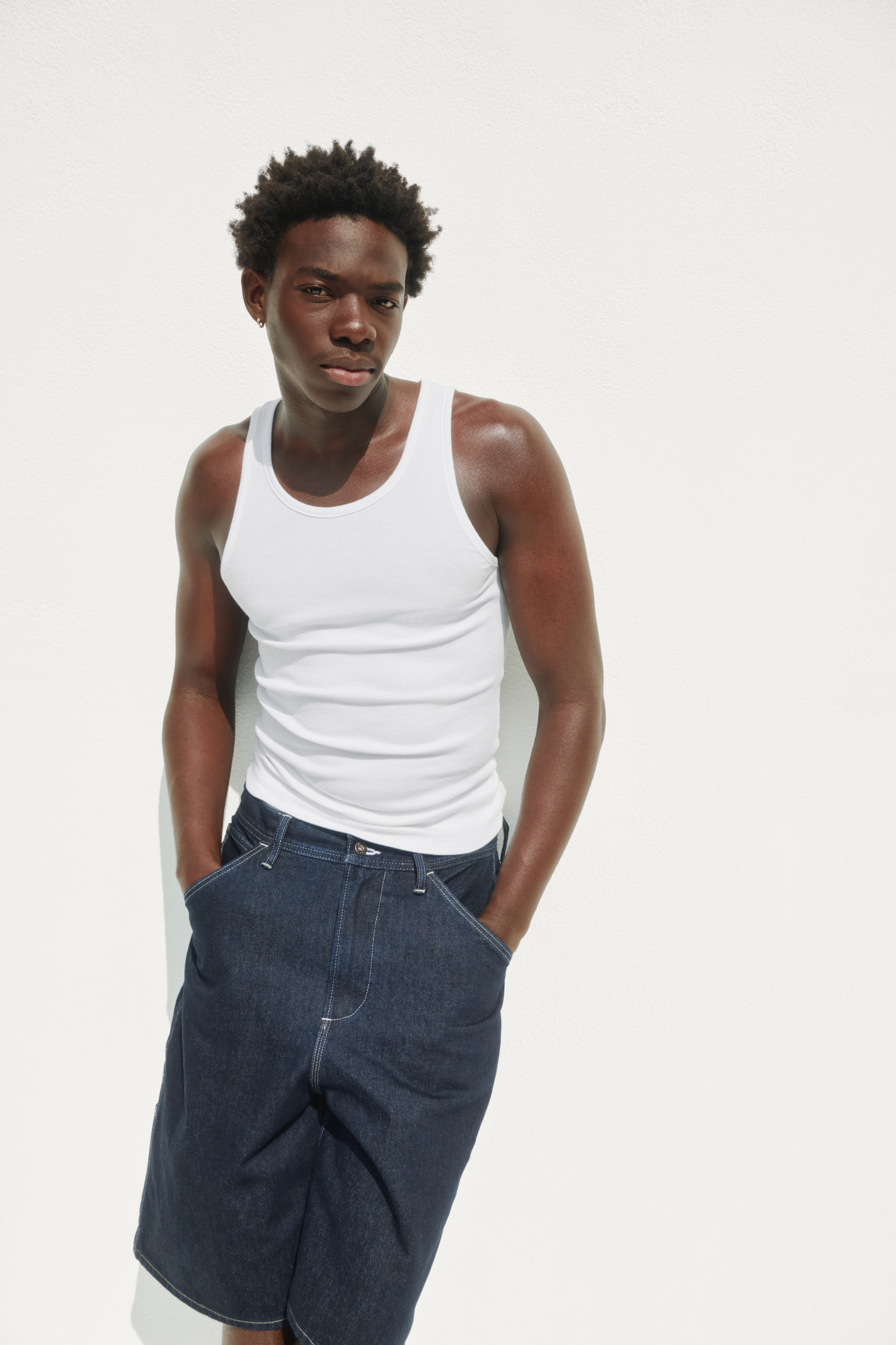 '90s Loose Denim Shorts — Dark Wash