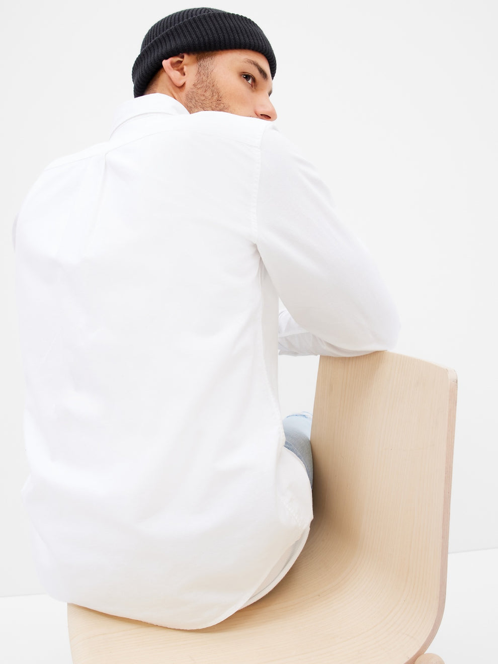 Oxford Shirt in Standard Fit - WHITE 2