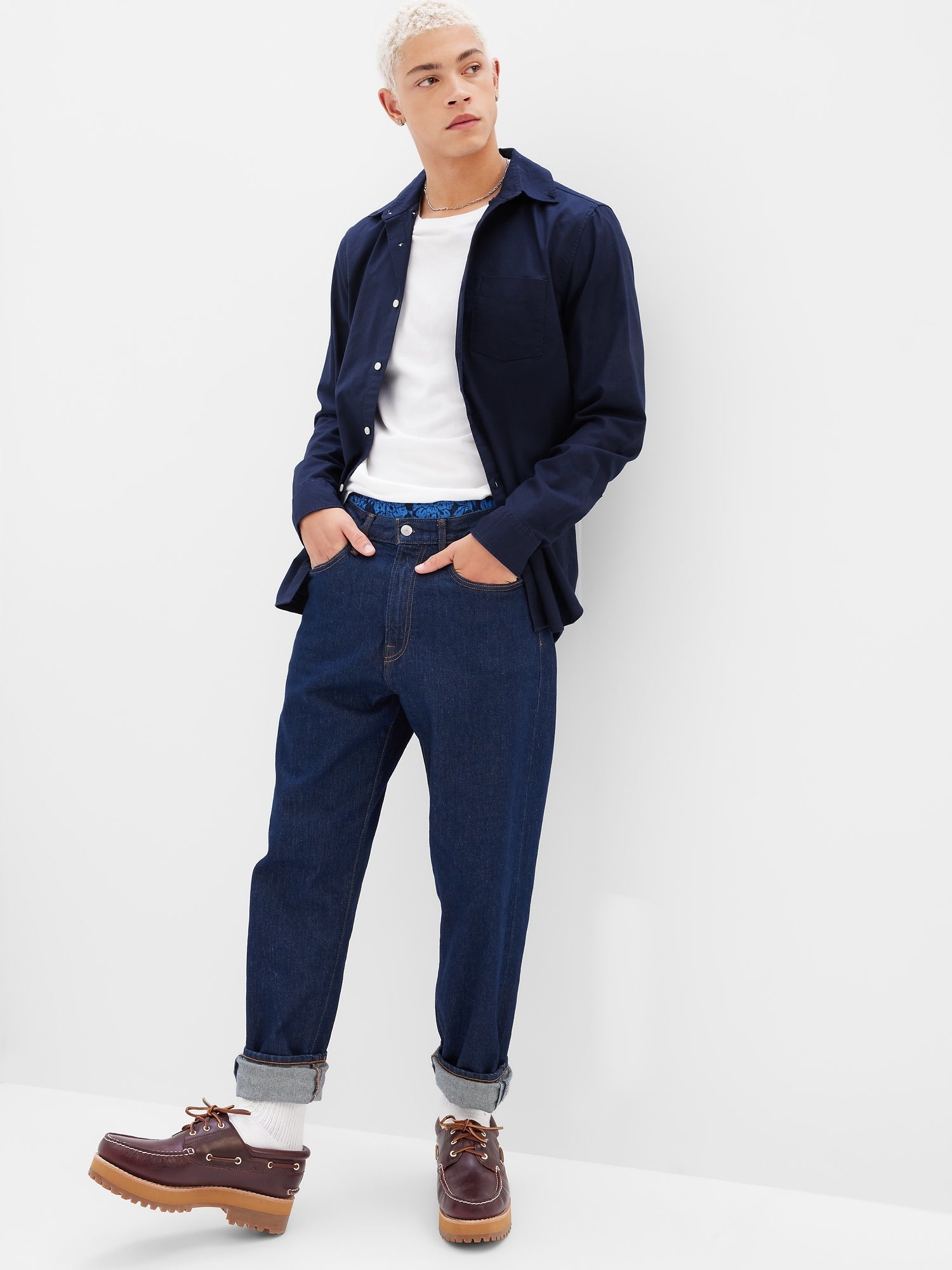 Oxford Shirt in Standard Fit - blue