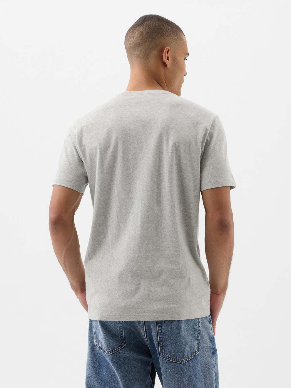 Everyday Soft Crewneck T-Shirt - heather grey