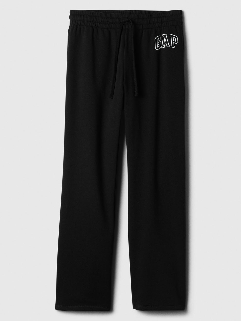 Gap Logo Straight Sweatpants - true black