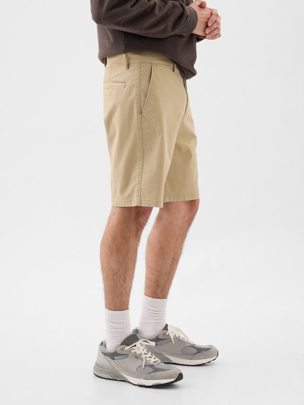 9" Essential Khaki Shorts - iconic khaki