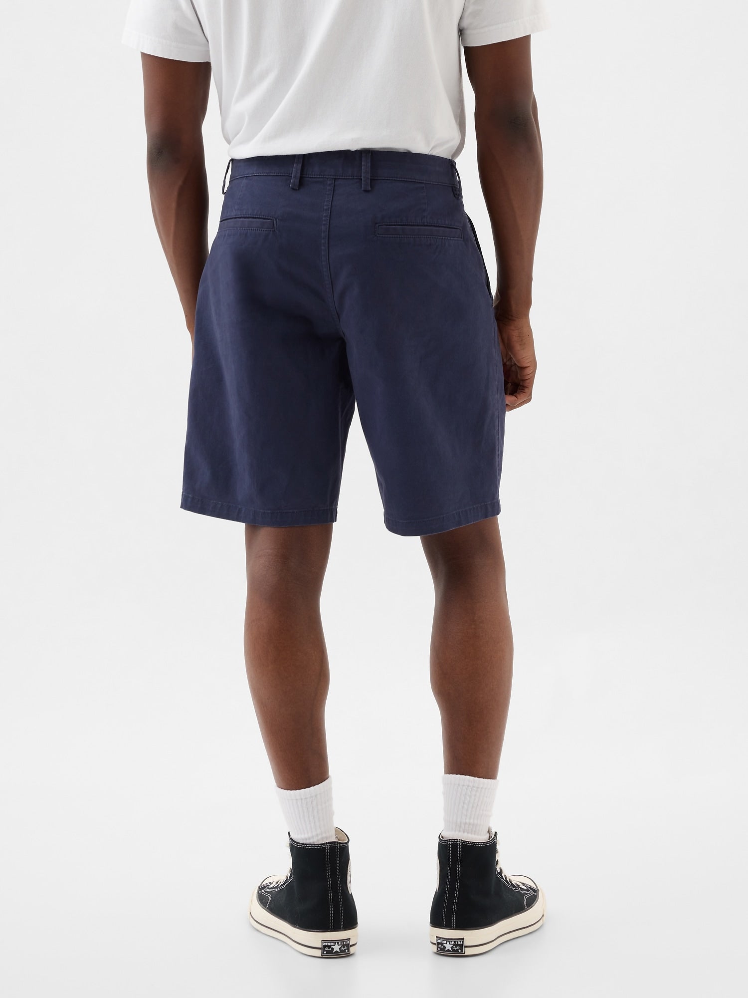9" Essential Khaki Shorts - vintage navy