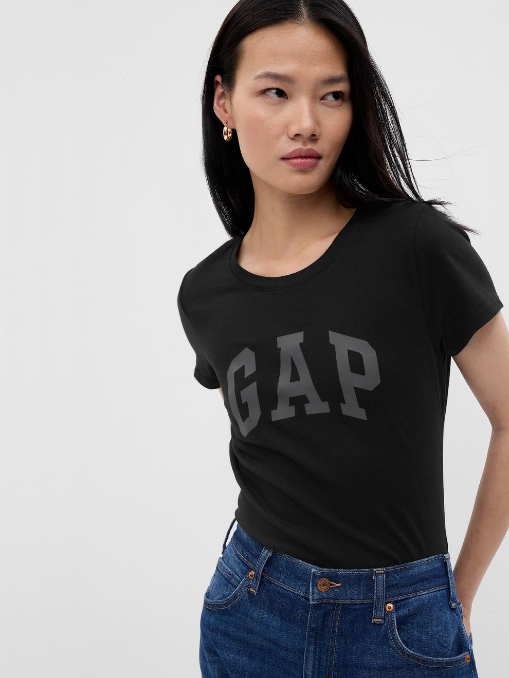 Gap Logo T-Shirt - true black