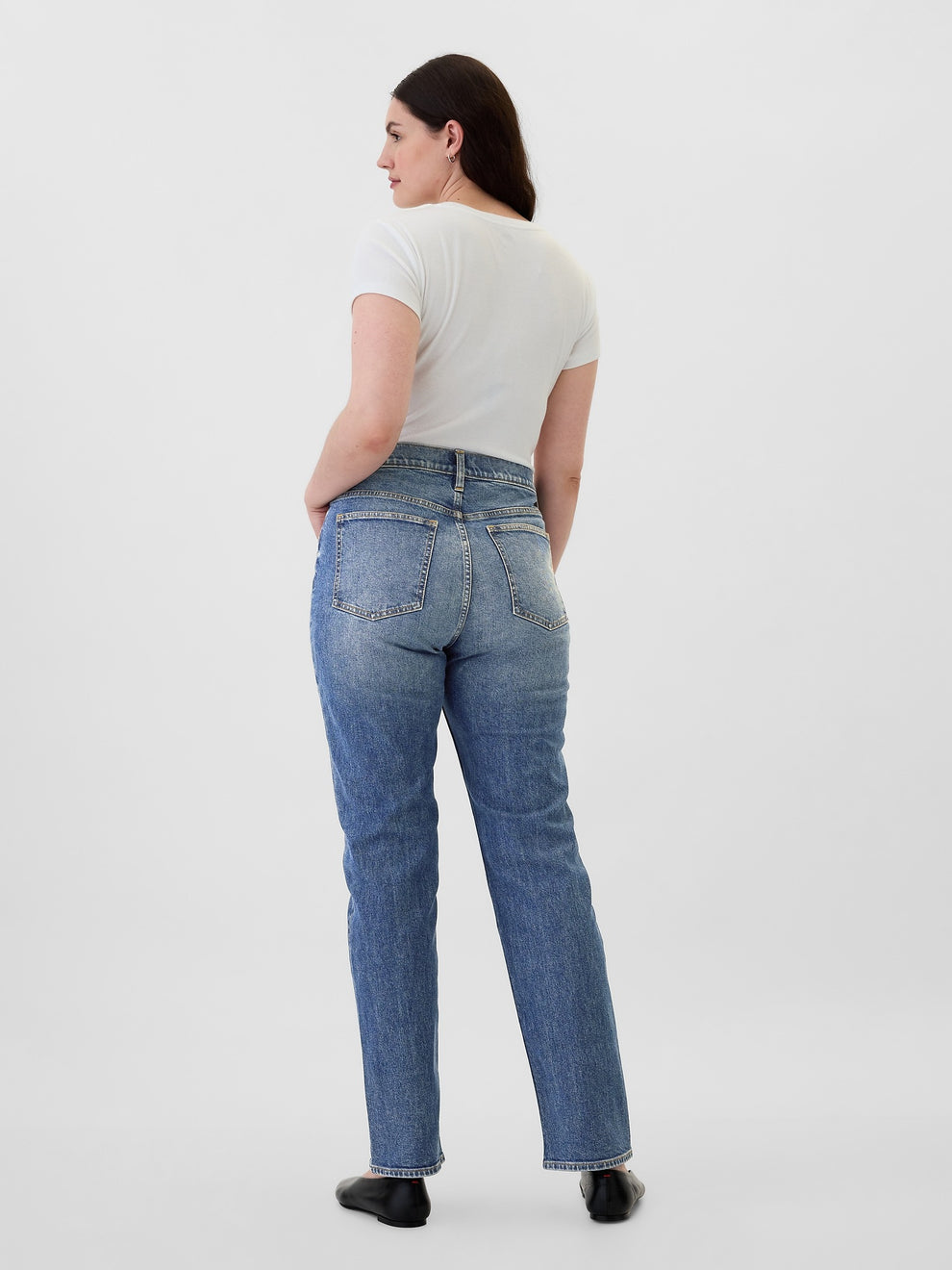 High Rise '90s Original Straight Jeans - medium wash
