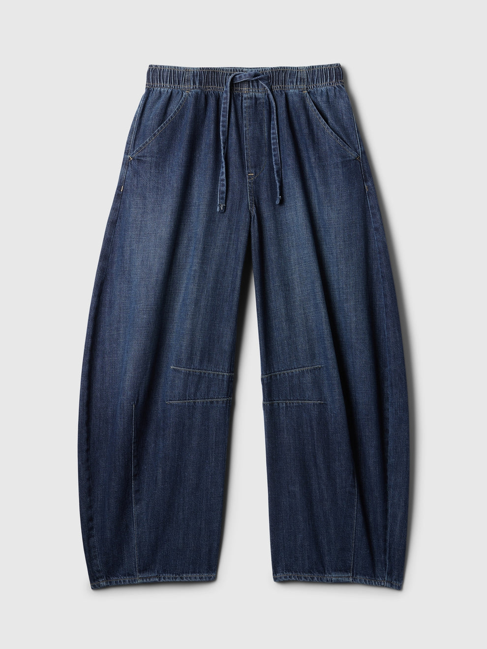 Mid Rise Easy Horseshoe Jeans - Dark indigo