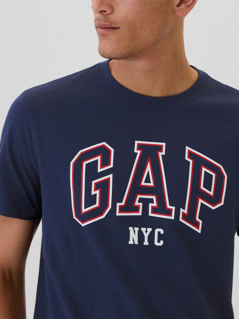 Everyday Soft Gap NYC Logo T-Shirt - blue