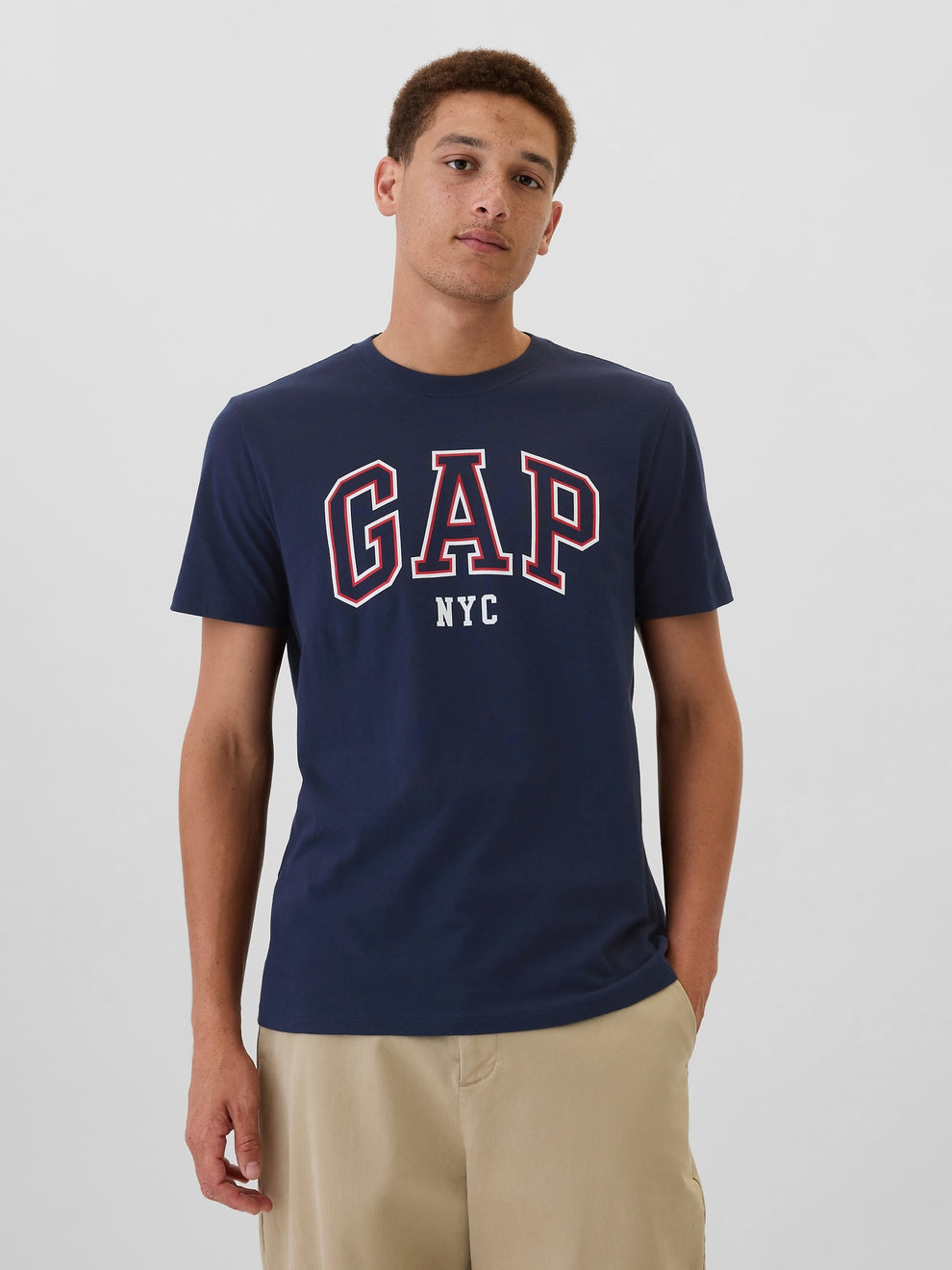 Everyday Soft Gap NYC Logo T-Shirt - blue