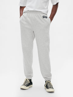 Gap Logo Fleece Joggers - light heather gray