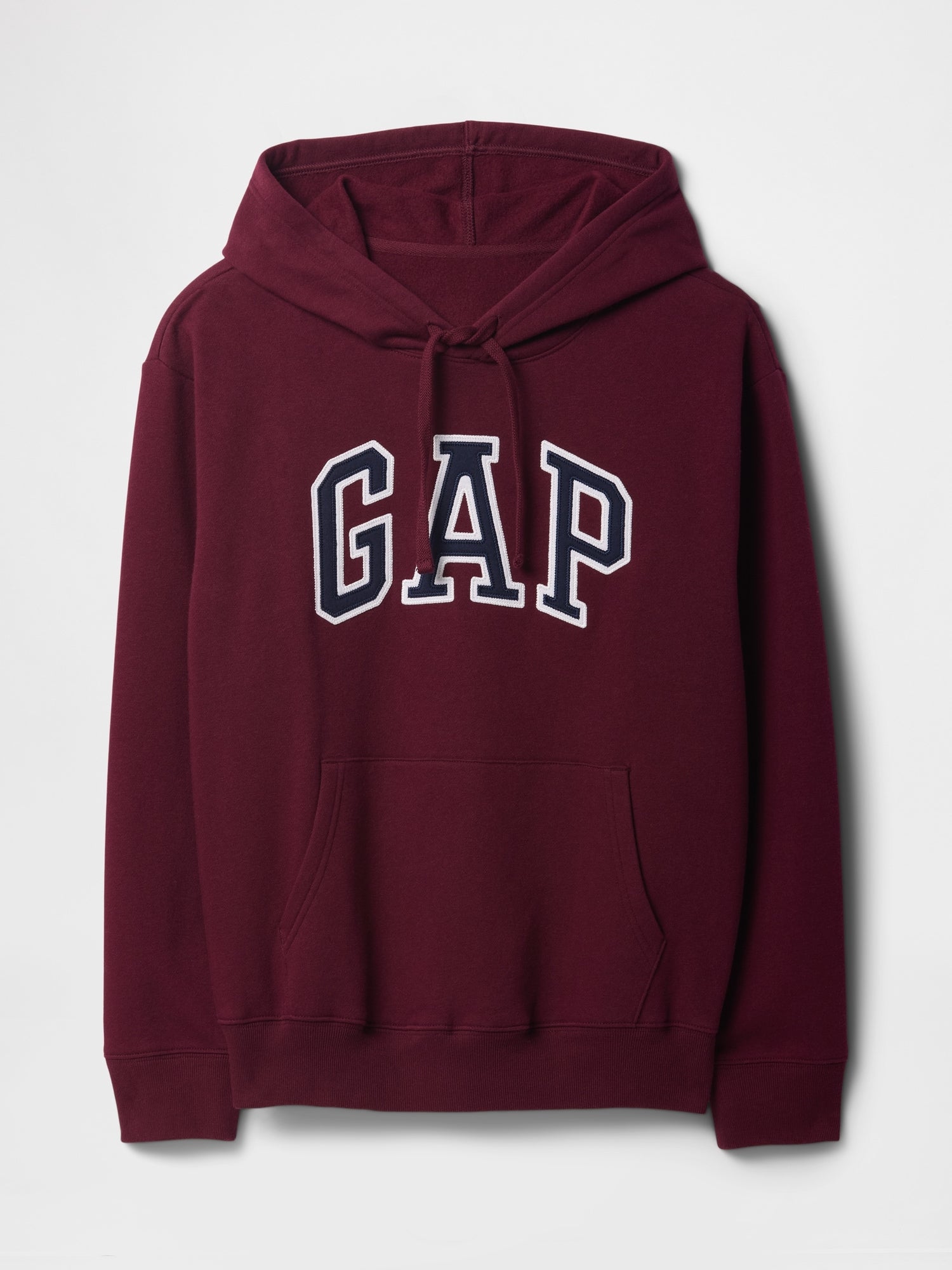Relaxed Gap Logo Hoodie - ruby wine