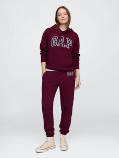Relaxed Gap Logo Hoodie - ruby wine