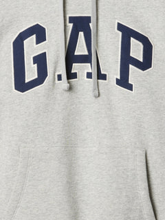 Adult VintageSoft Arch Logo Hoodie - Light heather grey