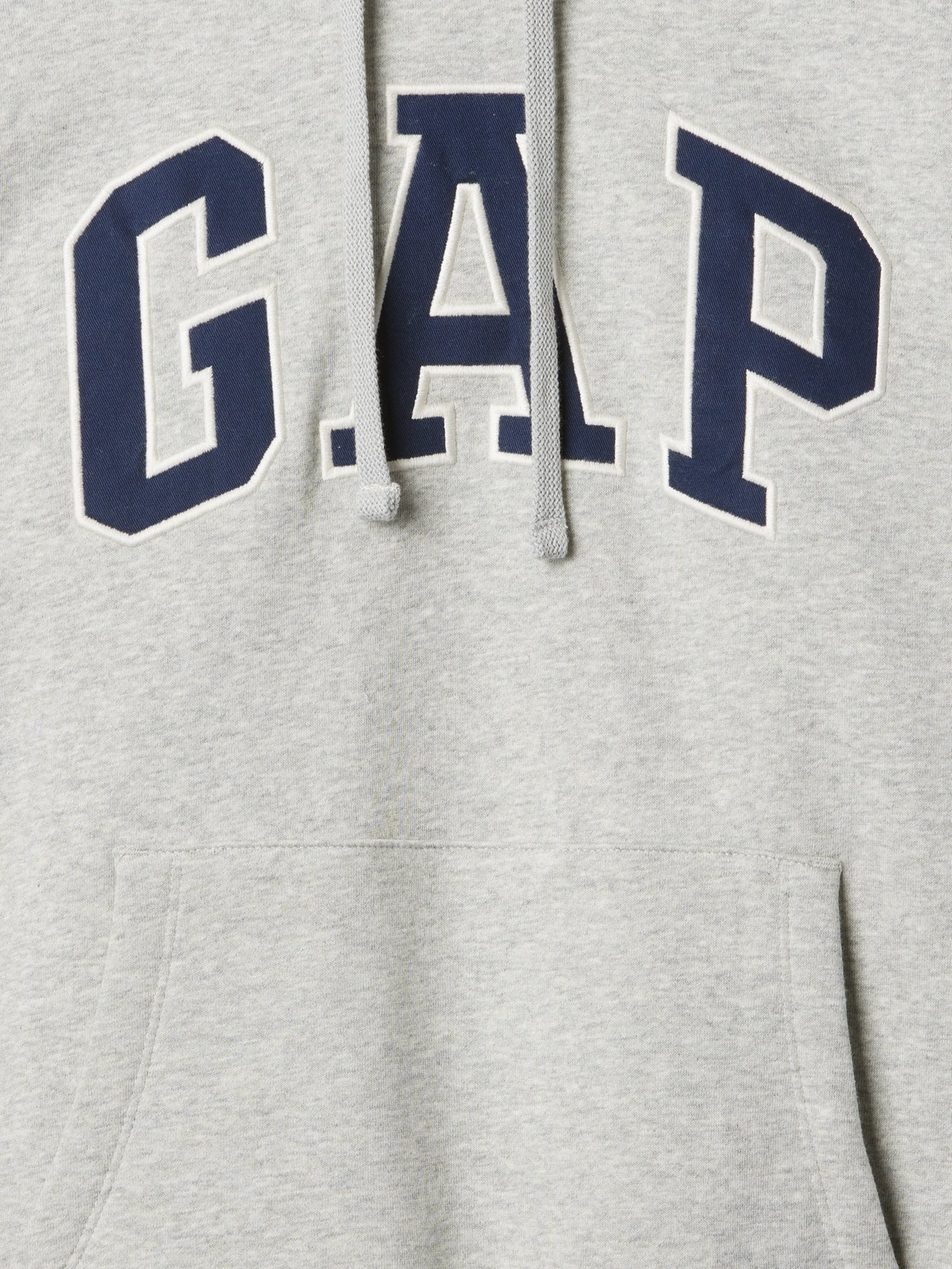 Adult VintageSoft Arch Logo Hoodie - Light heather grey