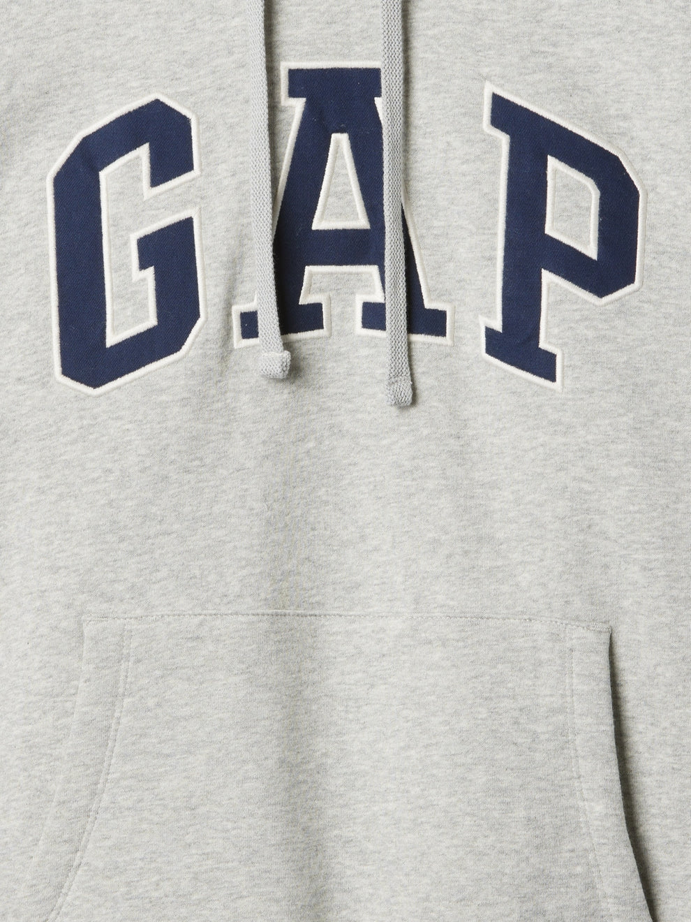 Adult VintageSoft Arch Logo Hoodie - Light heather grey