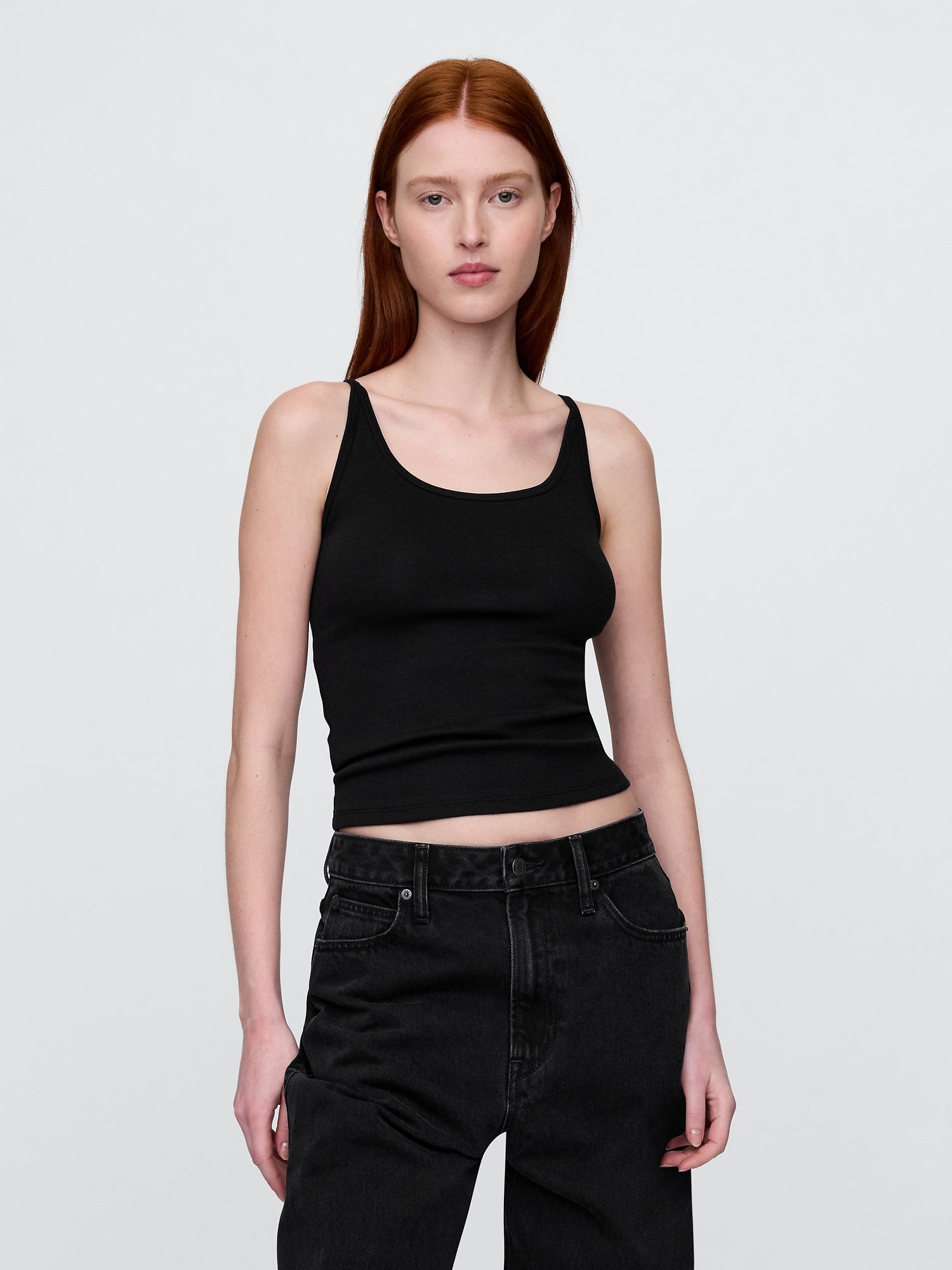 Modern Crop Cami - Black