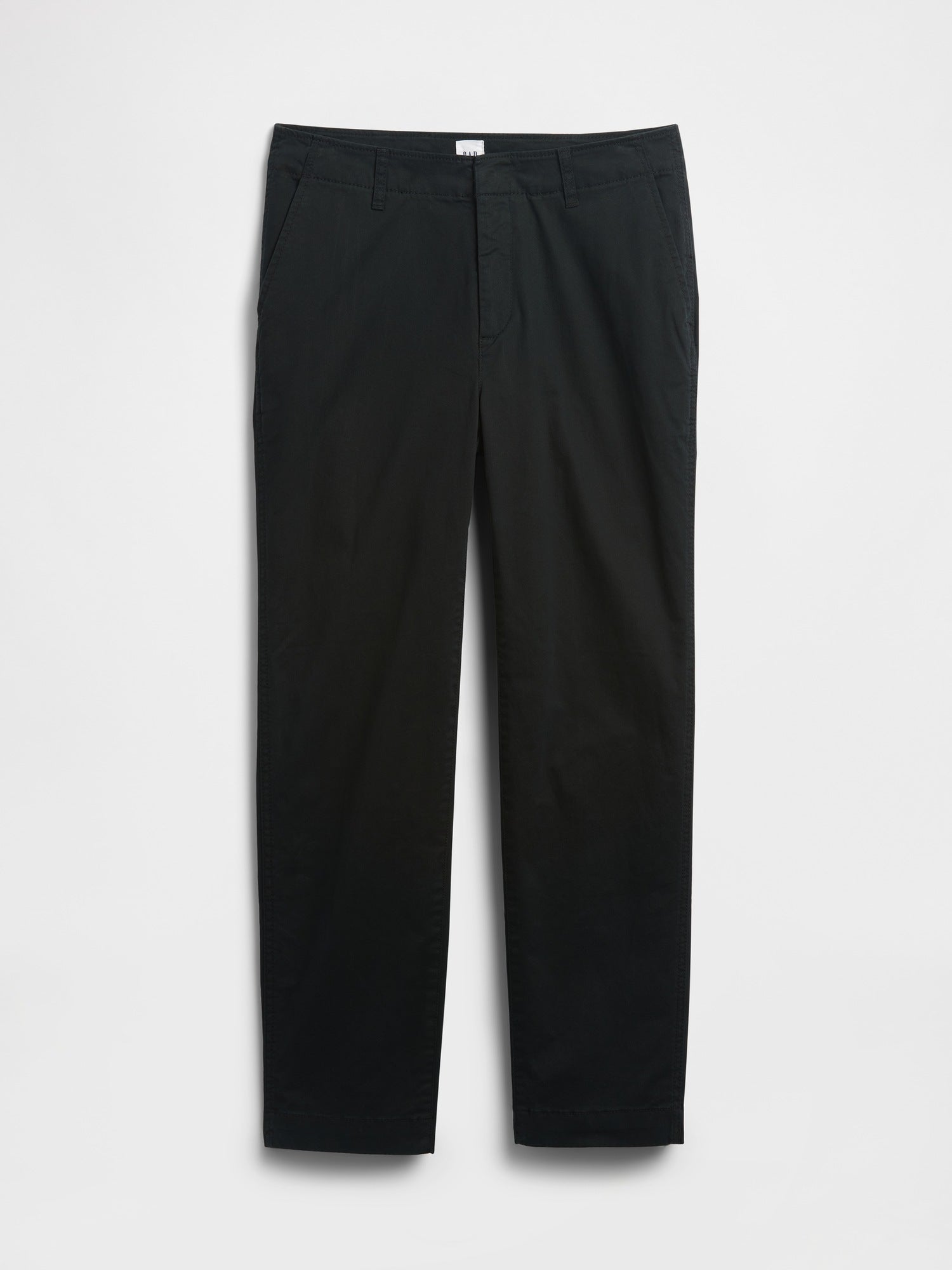 Mid Rise Downtown Khakis - BLACK