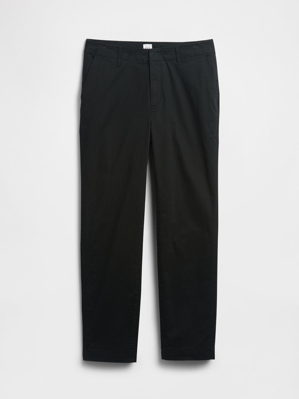 Mid Rise Downtown Khakis - BLACK