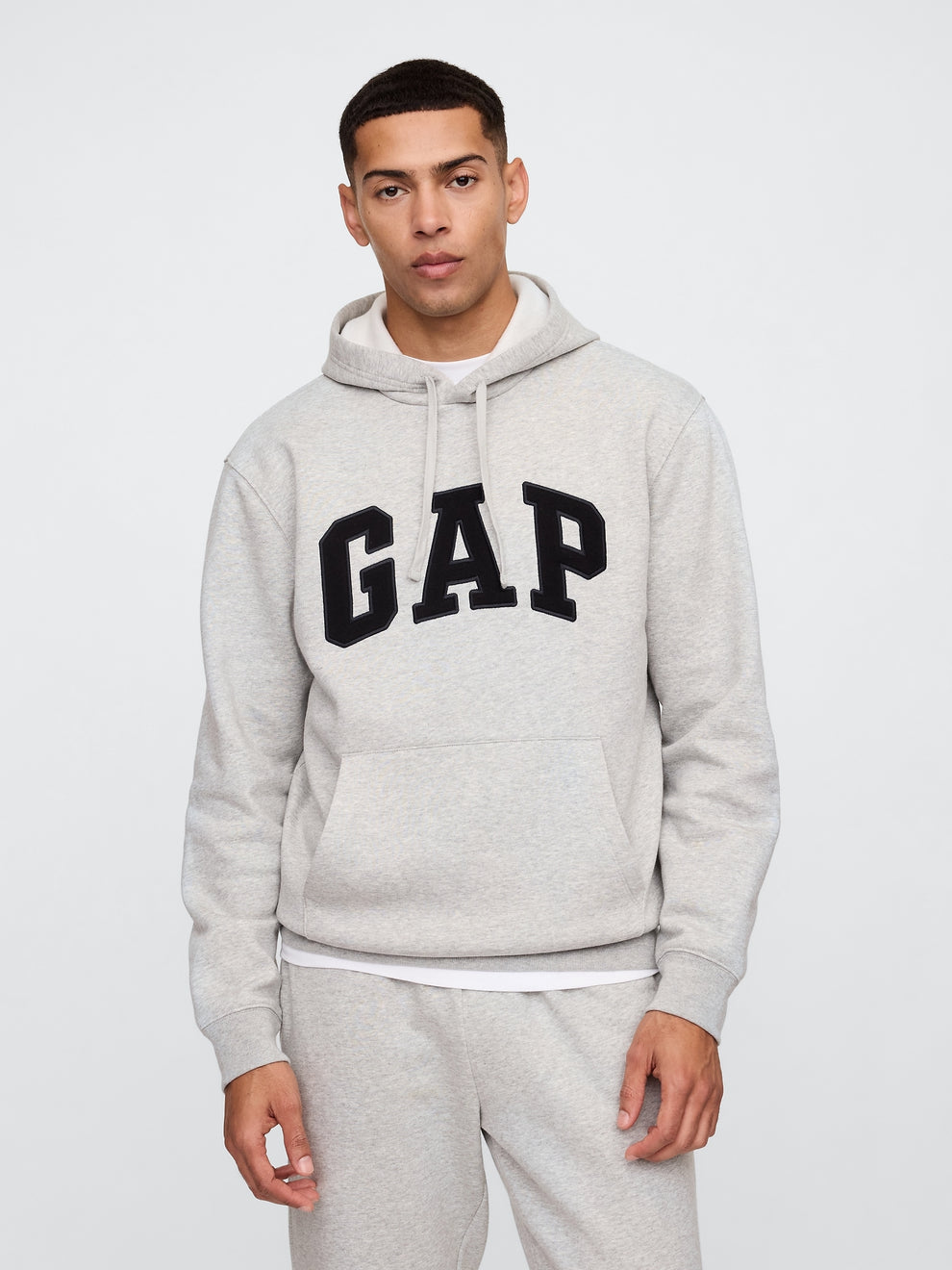 Gap Logo Fleece Joggers - light heather gray