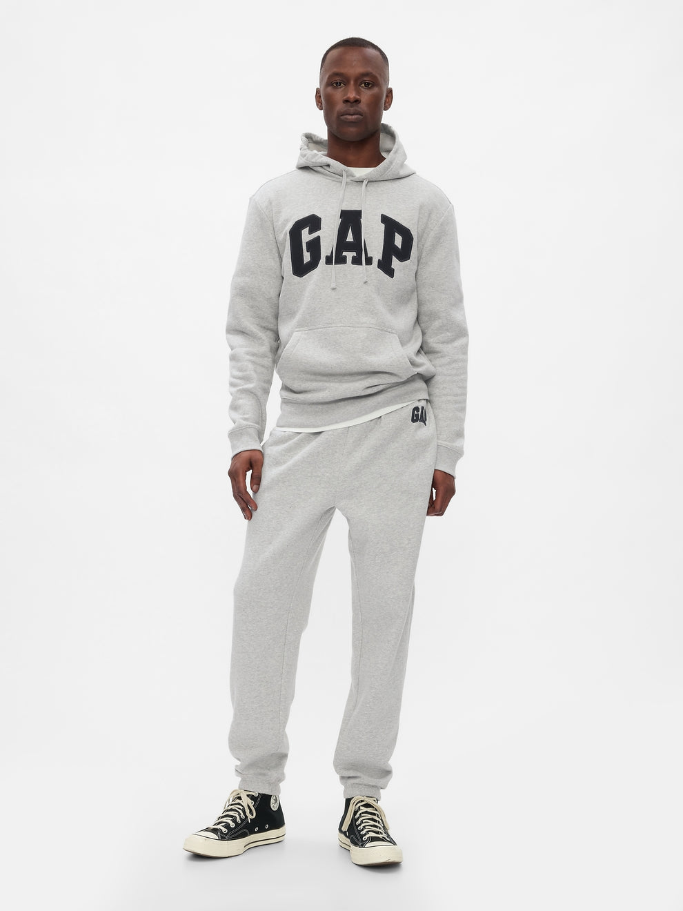 Gap Logo Fleece Joggers - light heather gray