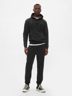 Gap Logo Fleece Joggers - moonless night