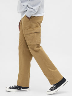 Essential Straight Cargo Pants - PERFECT KHAKI