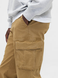 Essential Straight Cargo Pants - PERFECT KHAKI