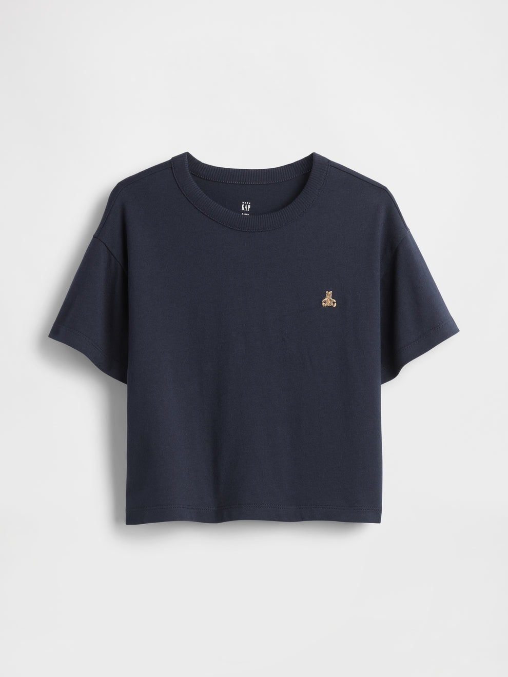 Gap Baby & Toddler Oversized T-Shirt in Navy blue, product-only front view