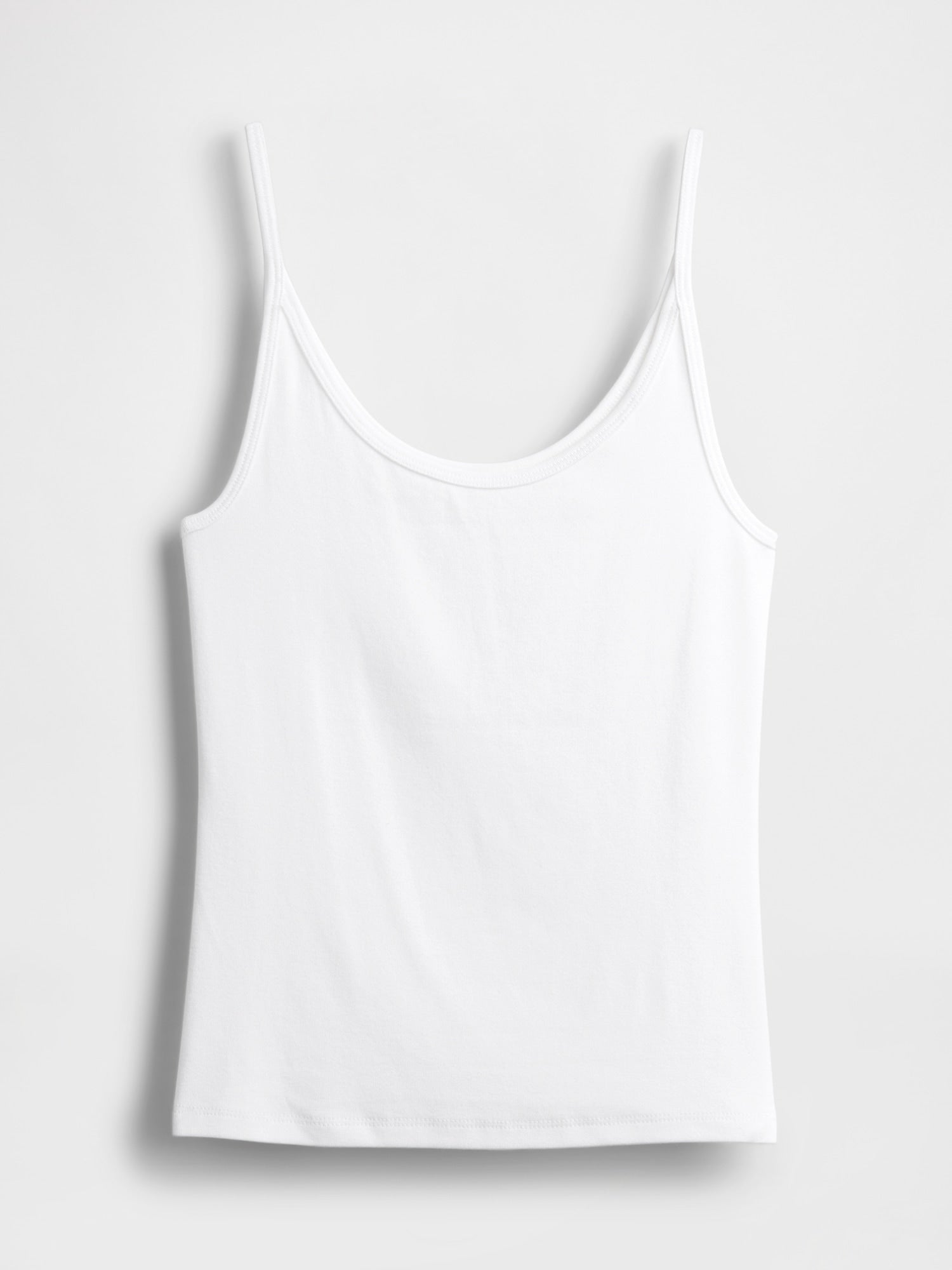 Modern Crop Cami - White