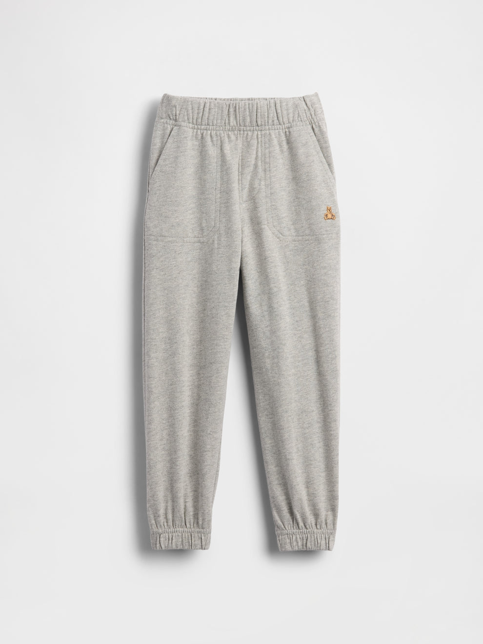 Gap Baby & Toddler Mix & Match Pull-On Joggers in Grey, product-only front view
