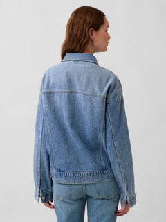 Oversized Icon Denim Jacket - Light wash
