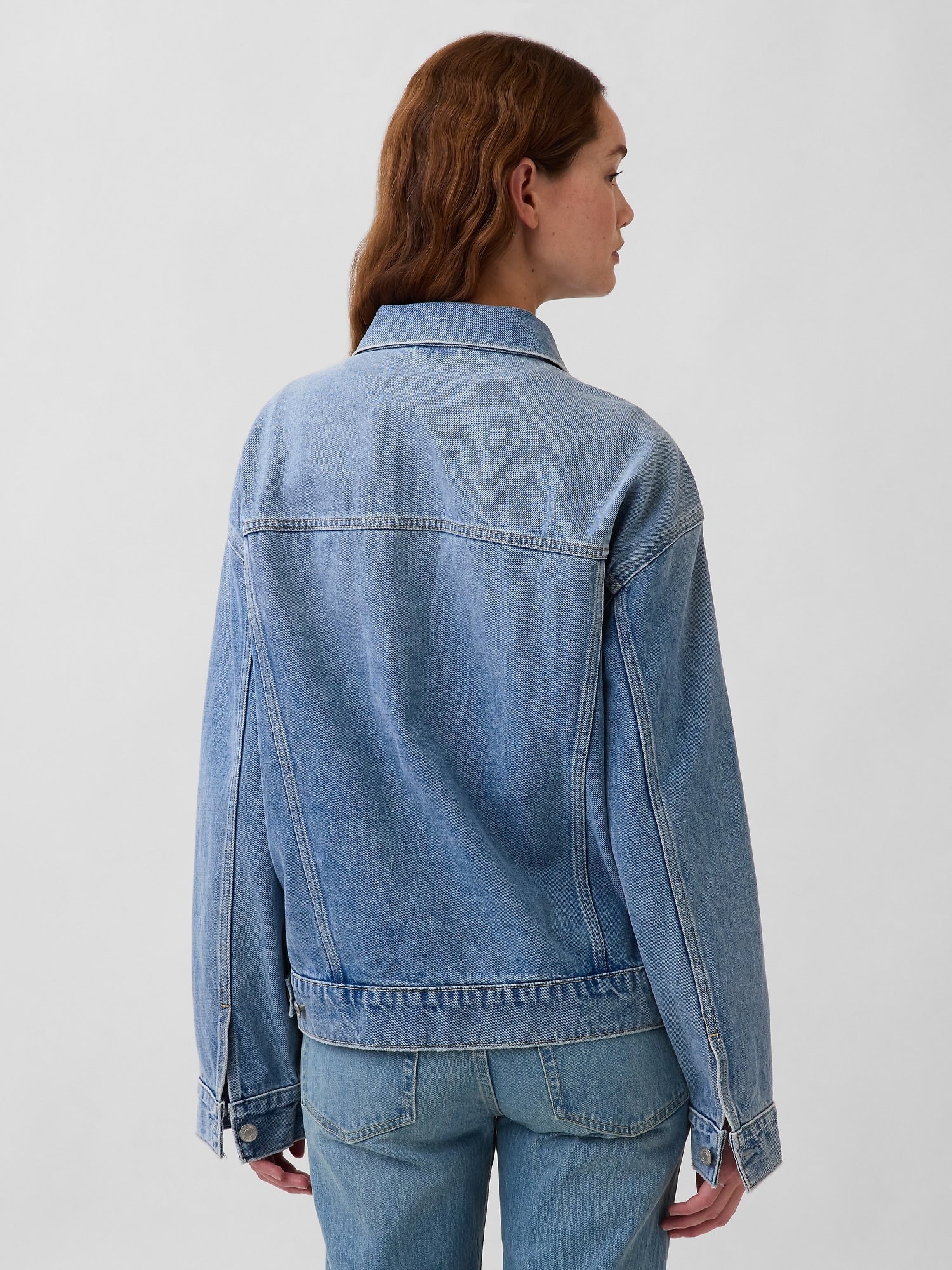 Oversized Icon Denim Jacket - Light wash
