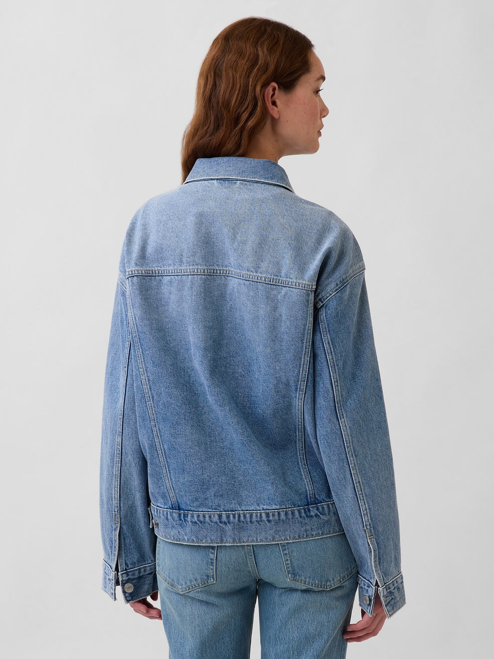 Oversized Icon Denim Jacket - Light wash