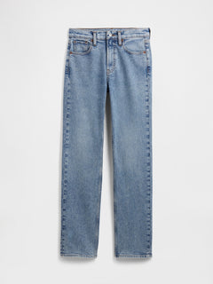 High Rise '90s Straight Jeans - Light wash