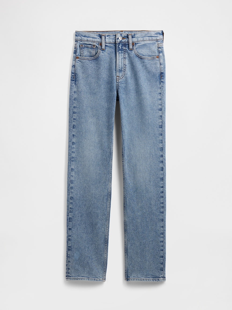 High Rise '90s Straight Jeans - Light wash