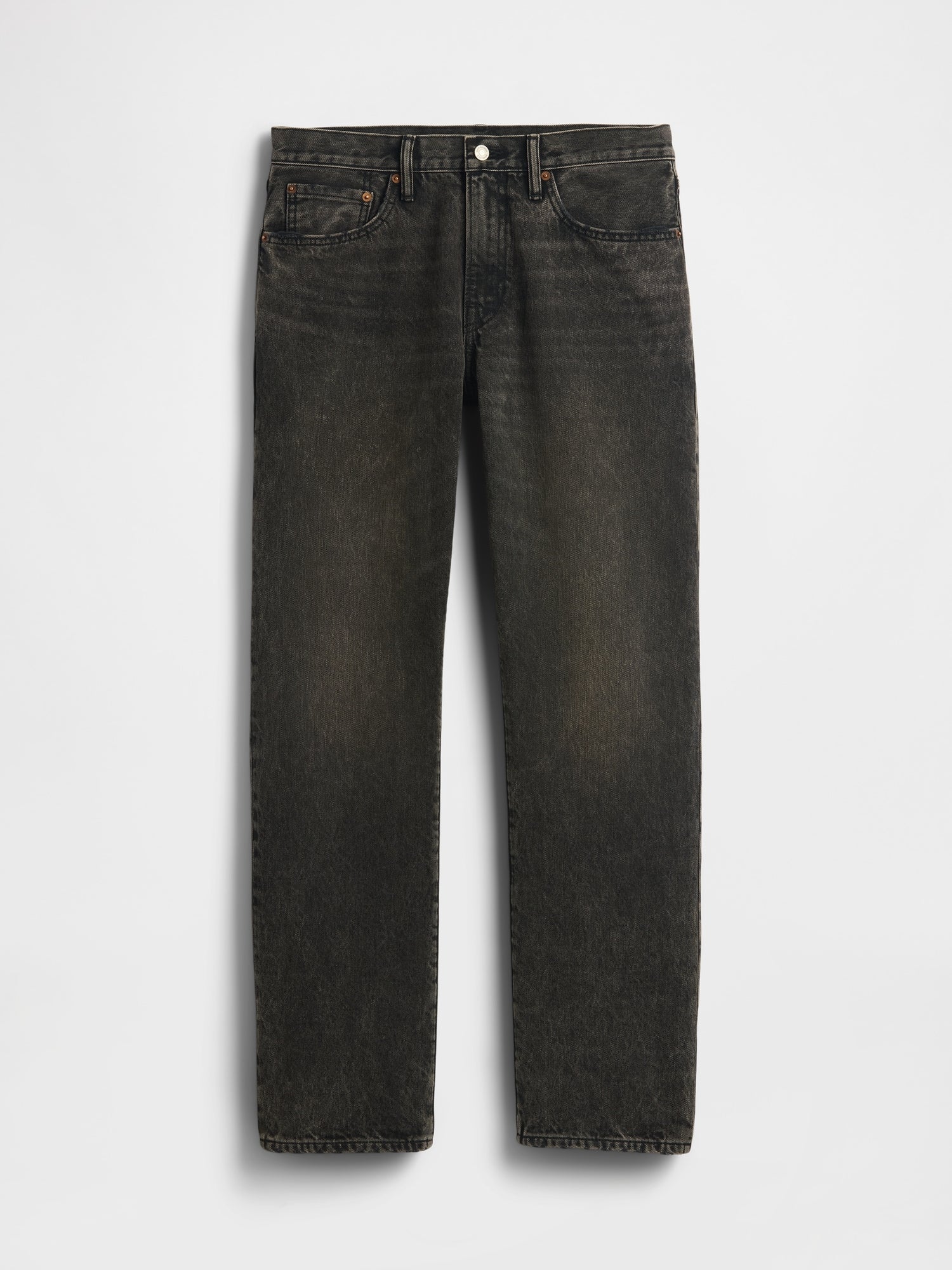Relaxed Straight Jeans - black wash