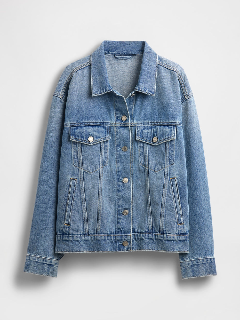 Oversized Icon Denim Jacket - Light wash