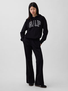 Relaxed Gap Logo Hoodie - true black