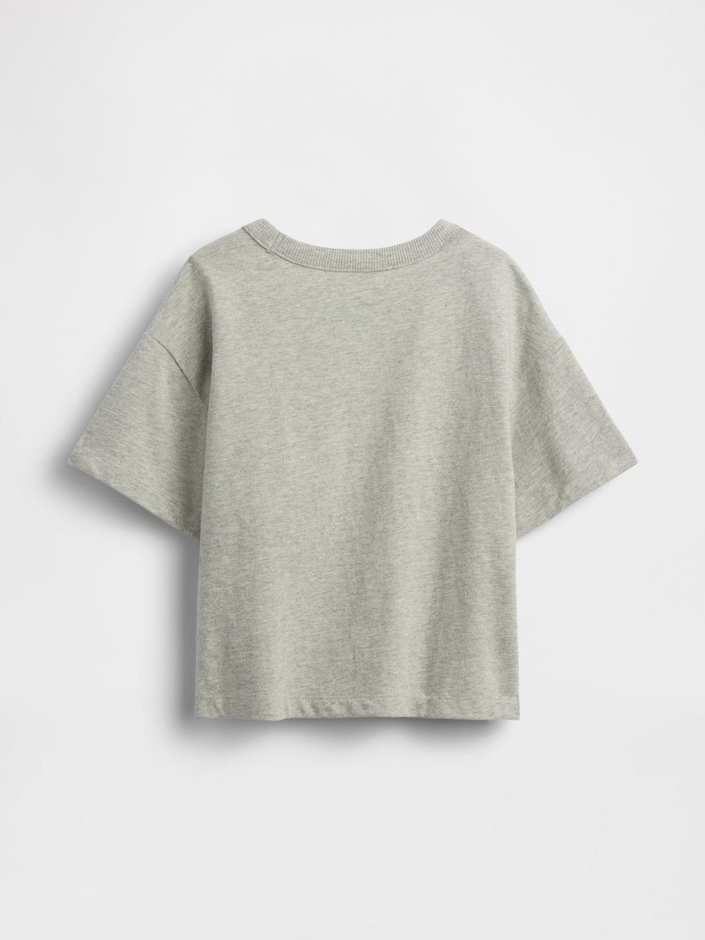 Gap Baby & Toddler Oversized T-Shirt in Grey, product-only back view