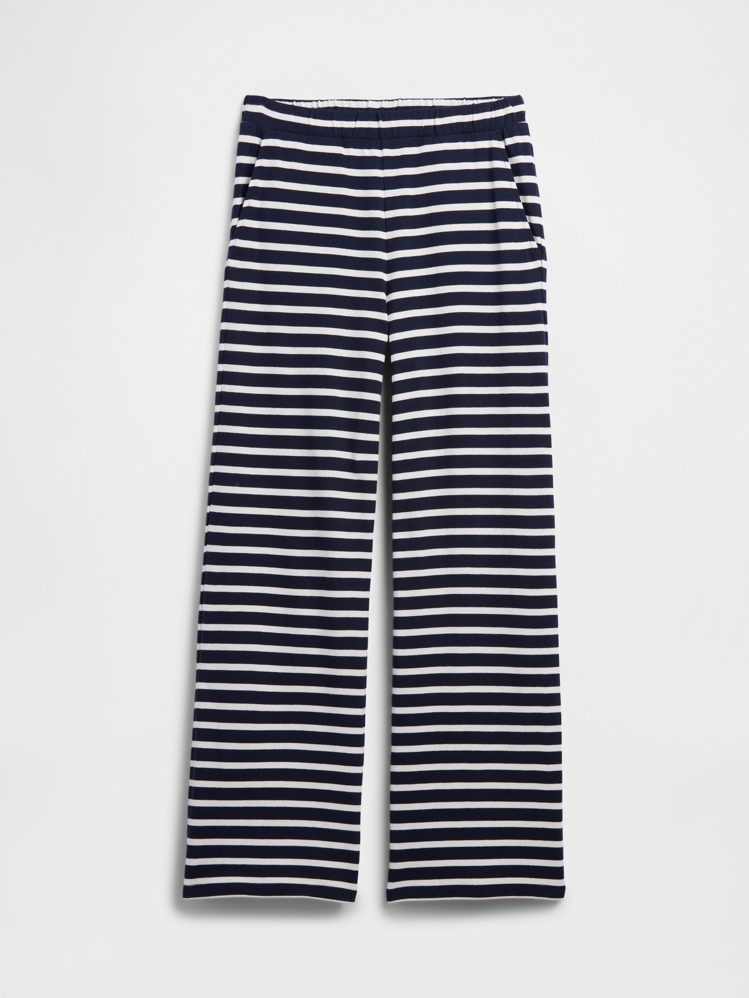 Stripe Pull-On Pants - Navy stripe