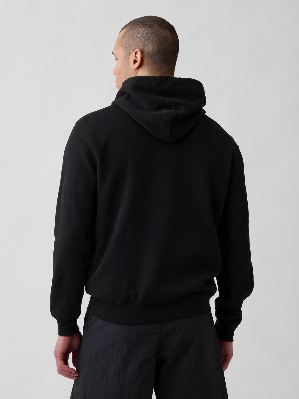 Adult VintageSoft Arch Logo Hoodie - Black