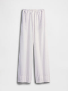 Linen-Blend Easy Wide-Leg Pants - New off white