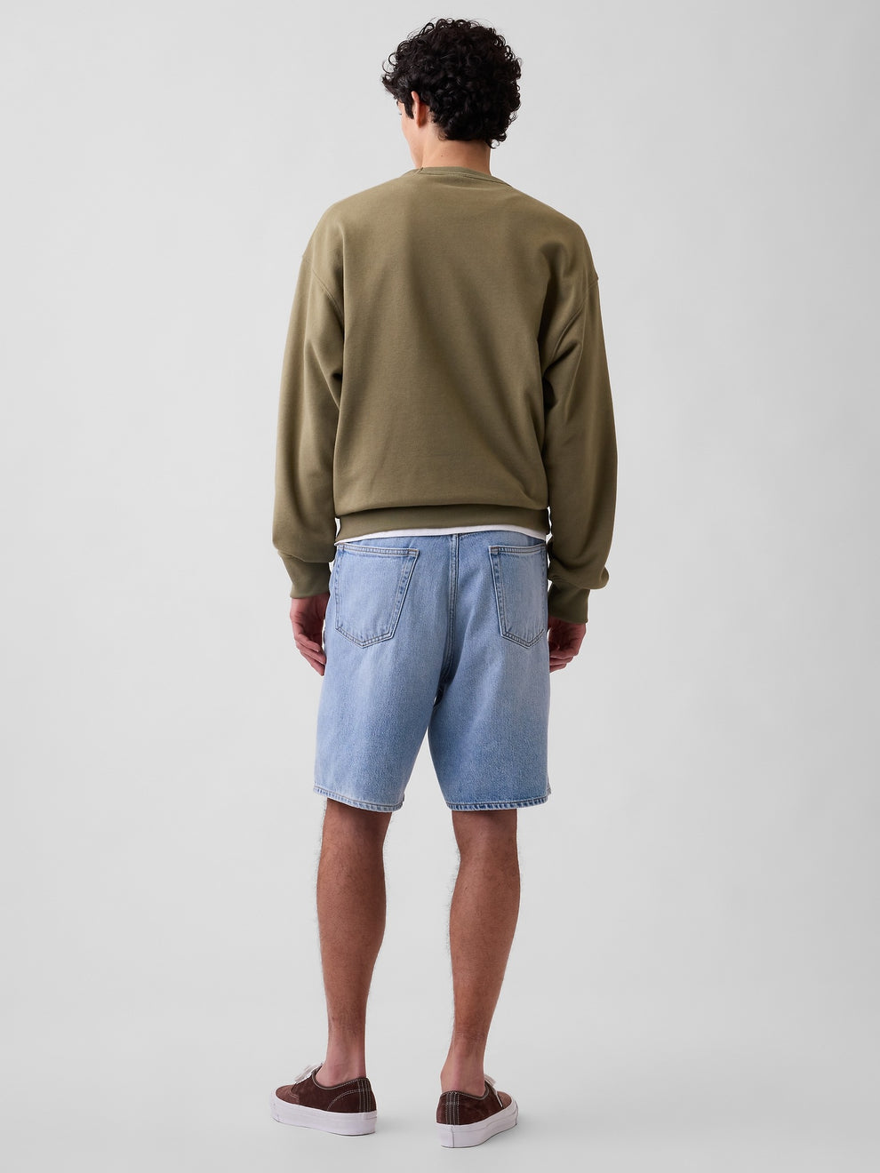 9" SuperSoft Loose Denim Shorts - Light wash