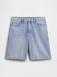 9" SuperSoft Loose Denim Shorts - Light wash