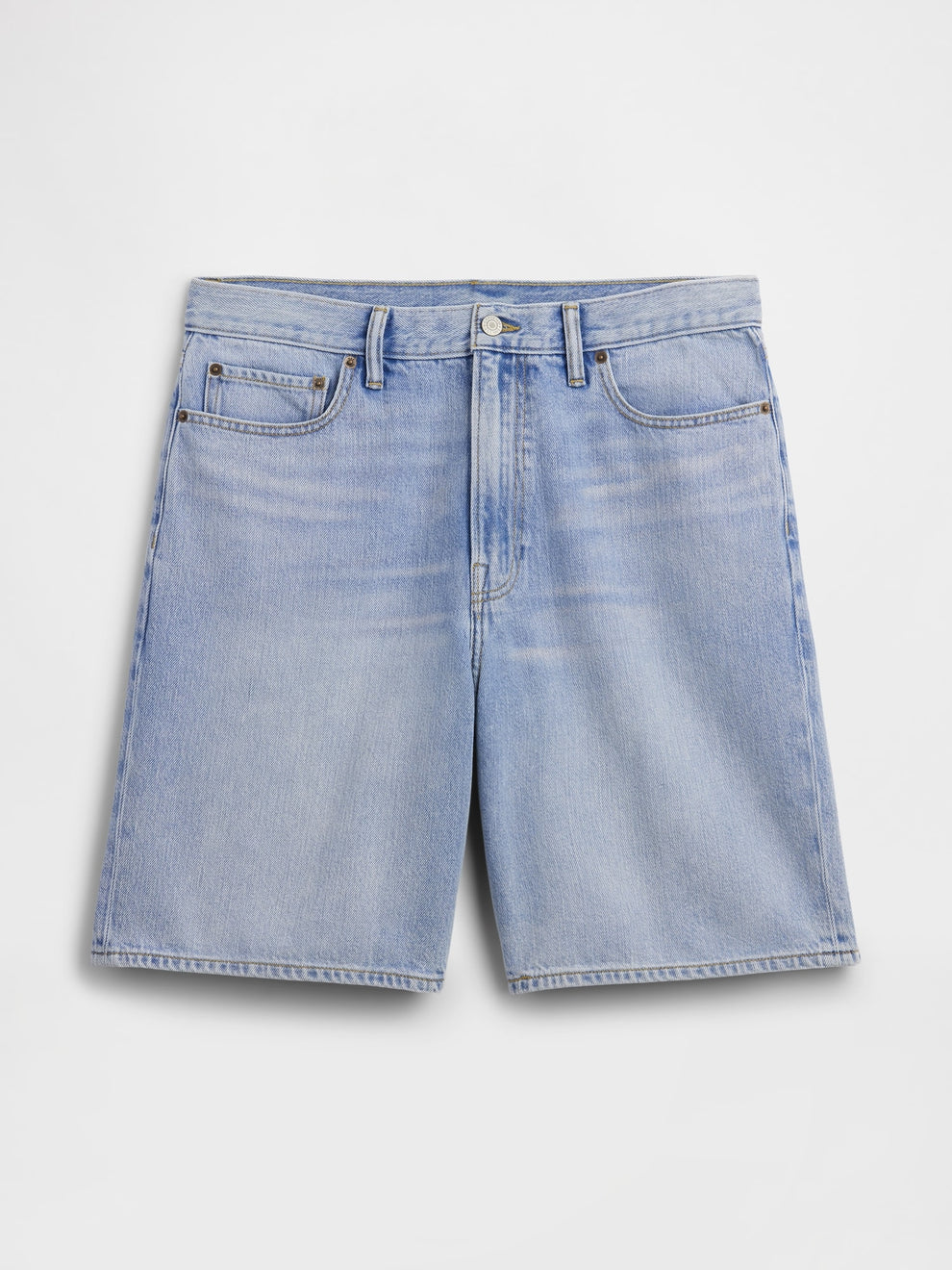 9" SuperSoft Loose Denim Shorts - Light wash