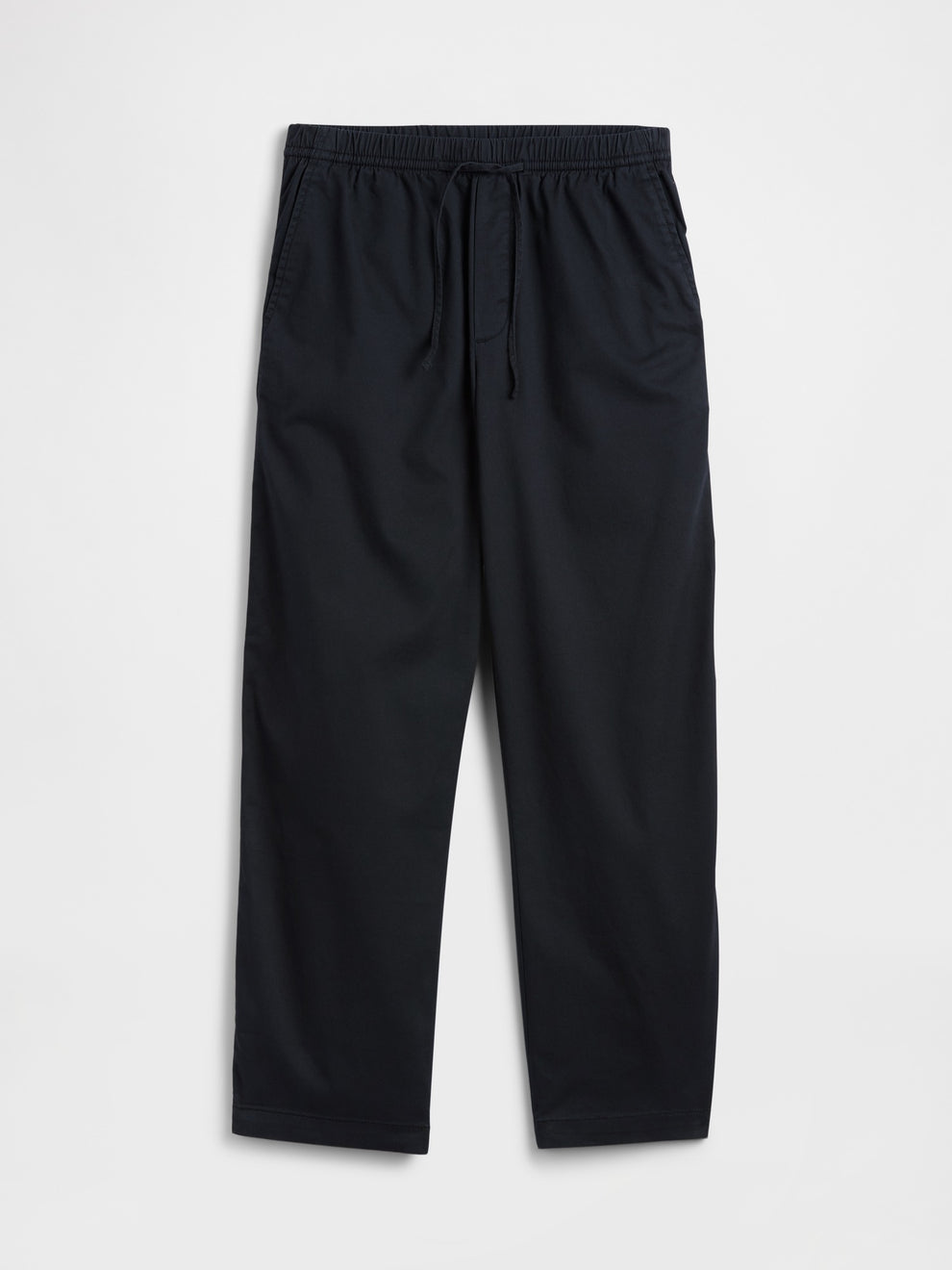 Mid Rise Easy Barrel Khakis - Black moonless night