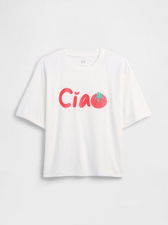 Boxy Graphic T-Shirt - Heirloom tomatoes