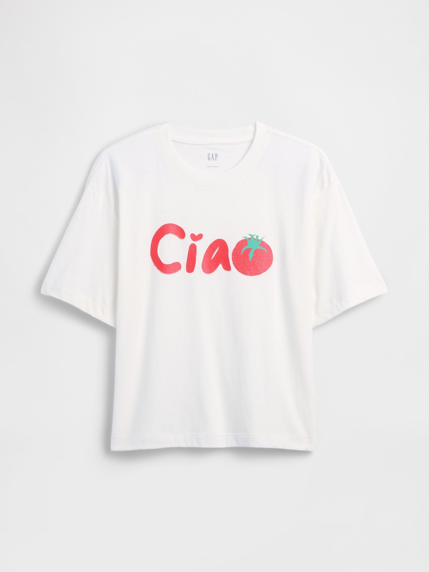 Boxy Graphic T-Shirt - Heirloom tomatoes