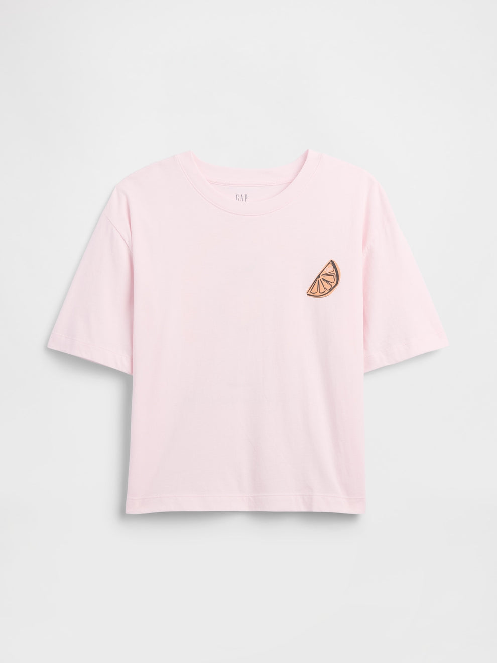 Boxy Graphic T-Shirt - Pink cherry blossom