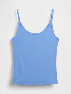 Modern Crop Cami - Moore blue